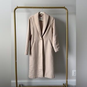 Abercrombie & Fitch Apricot Wool Coat